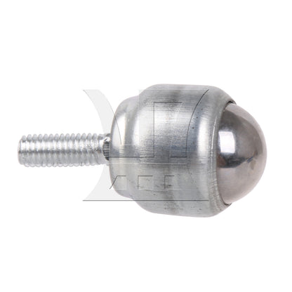 BQLZR 1PC Ball Transfer Bearing with M6 Screw Rod CY-19D 23mm Dia Carbon Steel Ball for Transmission System