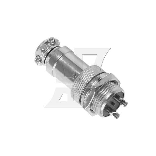BQLZR 1pc Aviation Plug Connector Gx16-2 for Lighting System Wiring