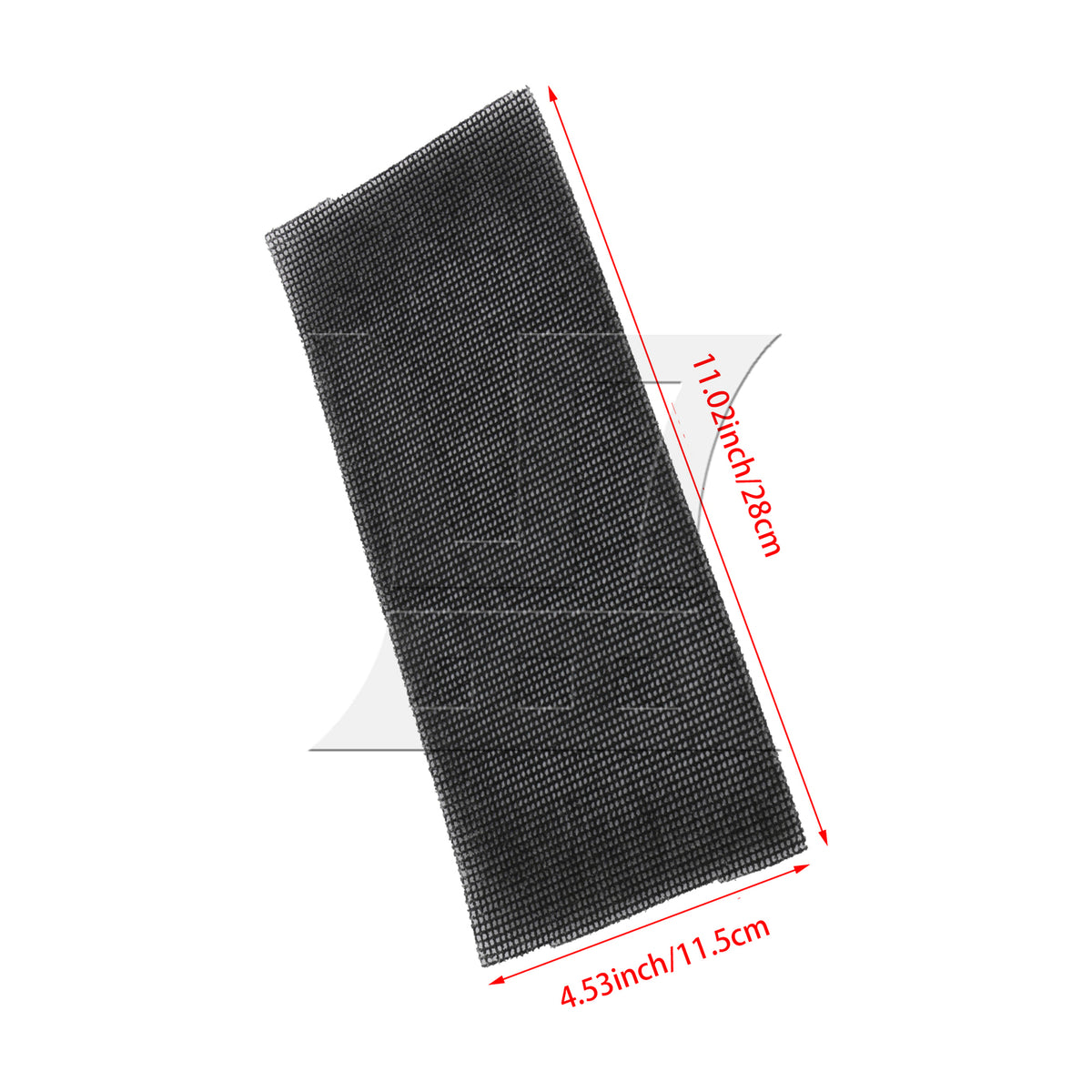 BQLZR 1pc Grid Sandpaper Square 150# Grinding Mesh