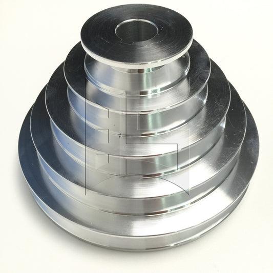 BQLZR 1pc Aluminum 5-layer A-type Pagoda Pulley 20mm 6mm Bore for Motor Reducer Generator