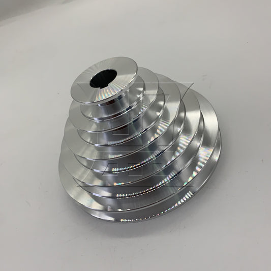 BQLZR 1pc Aluminum 5-layer A-type Pagoda Pulley for Motor Reducer Generator