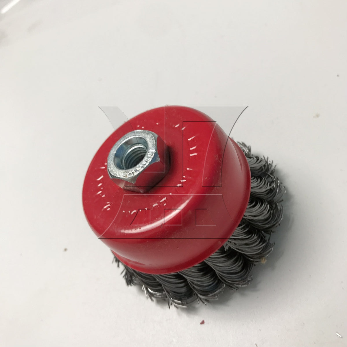 BQLZR 1pc Knotted Wire Cup Brush 3inch M10x1.5 for Furniture Polishing Furniture Polishing