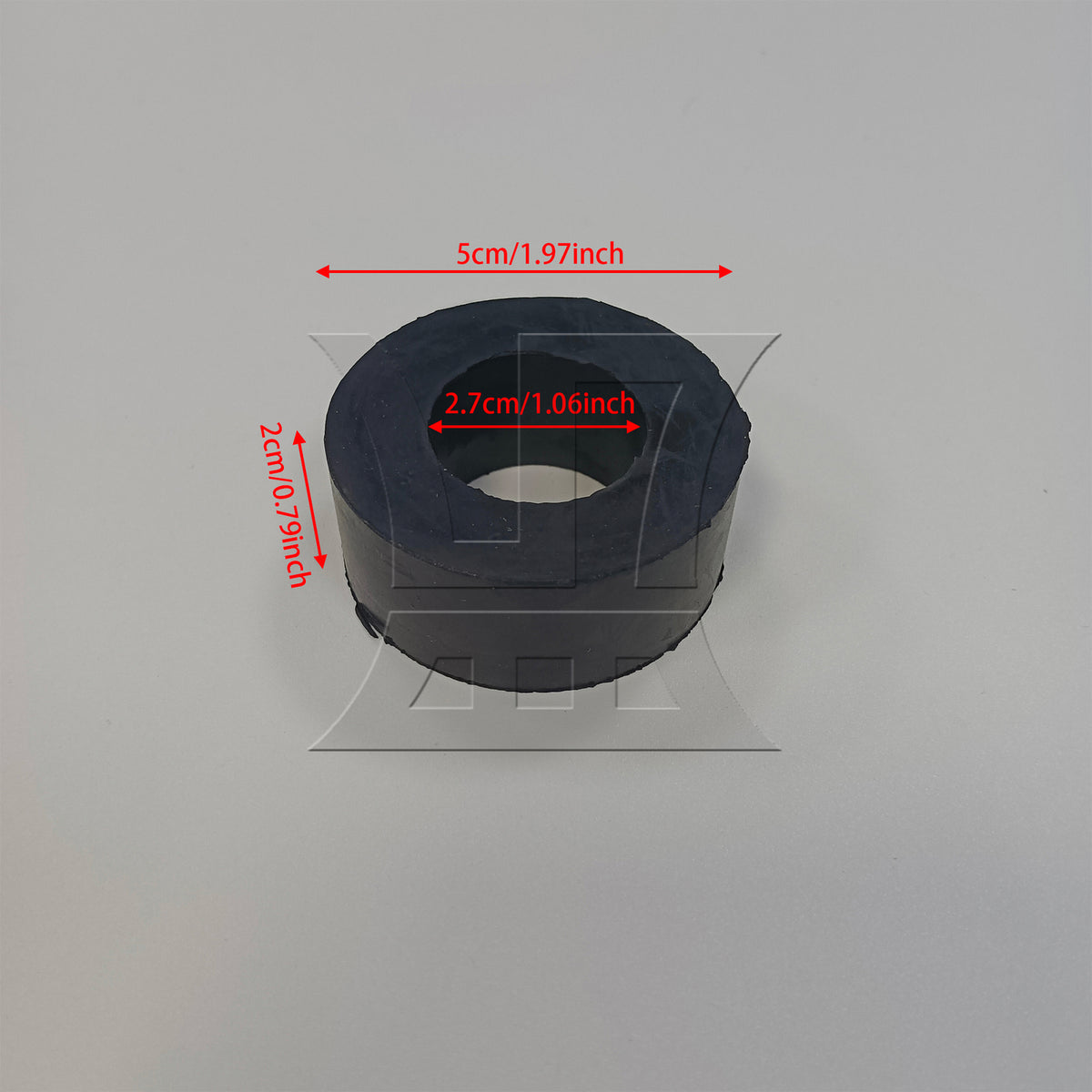 BQLZR 1pc Circular Rubber Shock Absorber Pad Black for Shock Resistant Products Automotive Industry