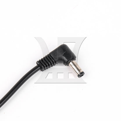 BQLZR DC Tips Power Plug Jack Connector 5.5 x 2.1mm Male Right Angle Cord Cable