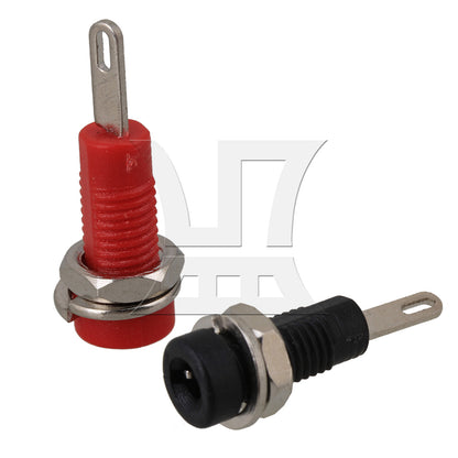 BQLZR 10pcs Binding Post Banana Jack for 2mm Measure Probe Safety Plug