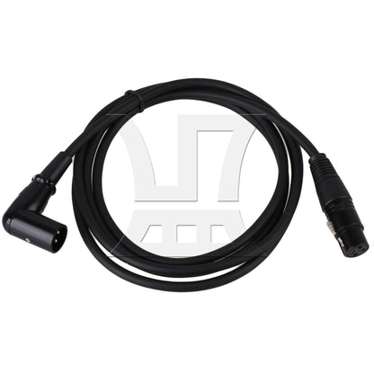 BQLZR Heavy Duty XLR Male Elbow to Female Cable Shielded Audio Microphone Cord 1.5M