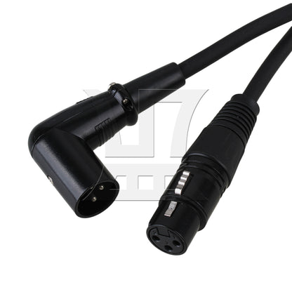 BQLZR Heavy Duty XLR Male Elbow to Female Cable Shielded Audio Microphone Cord 1.5M