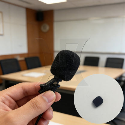 BQLZR EY-M05 Headset Microphone Wind Shield Foam Mic 8mm Dia BQLZR Black