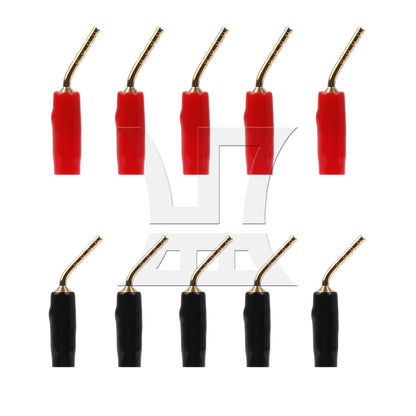 BQLZR 2mm Banana Speaker Wire Cable Audio Cable Wire Plugs Connectors