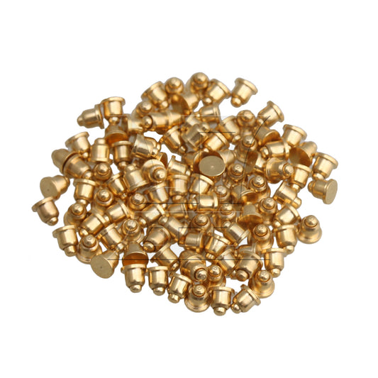 BQLZR 100x Gold Plating Copper Current Pogo Pins Probe 2mm Dia 2mm Height