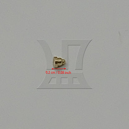 BQLZR 100x Gold Plating Copper Current Pogo Pins Probe 2mm Dia 2mm Height
