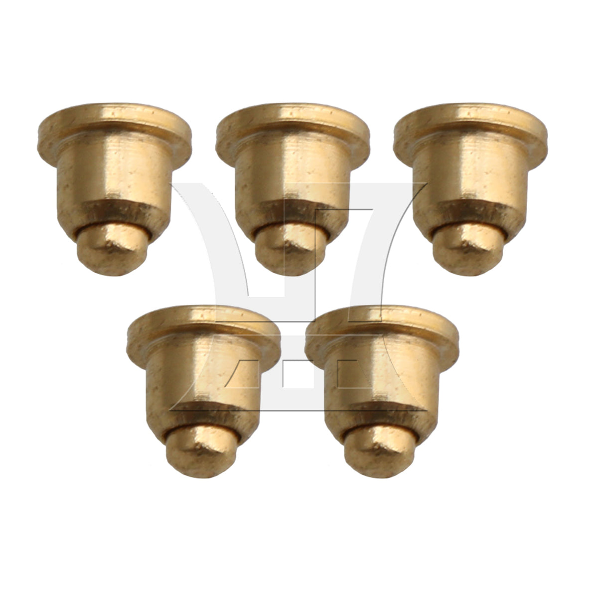 BQLZR 100x Gold Plating Copper Current Pogo Pins Probe 2mm Dia 2mm Height