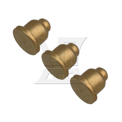 BQLZR 100x Gold Plating Copper Current Pogo Pins Probe 2mm Dia 2mm Height