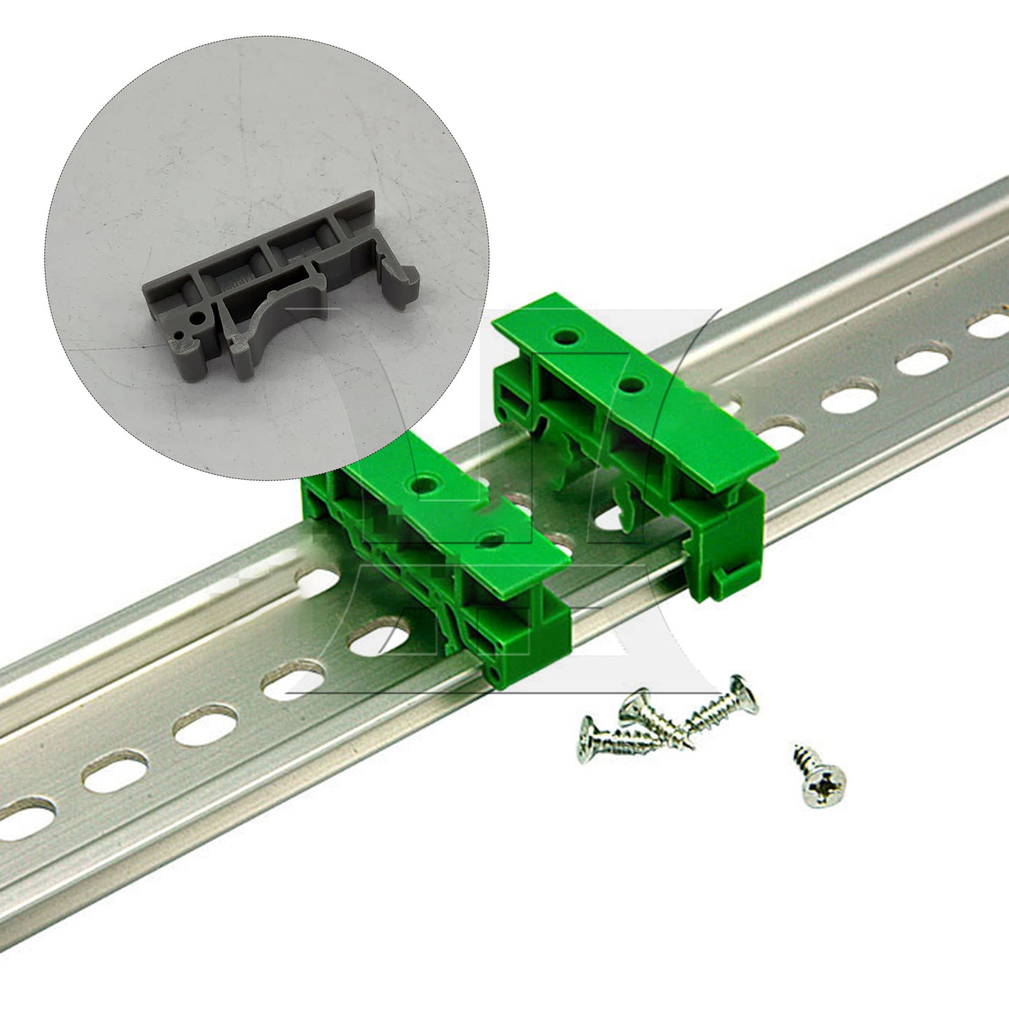 BQLZR DIN 35 Rail Mounting Adapter Circuit Board Mounting Bracket Holder