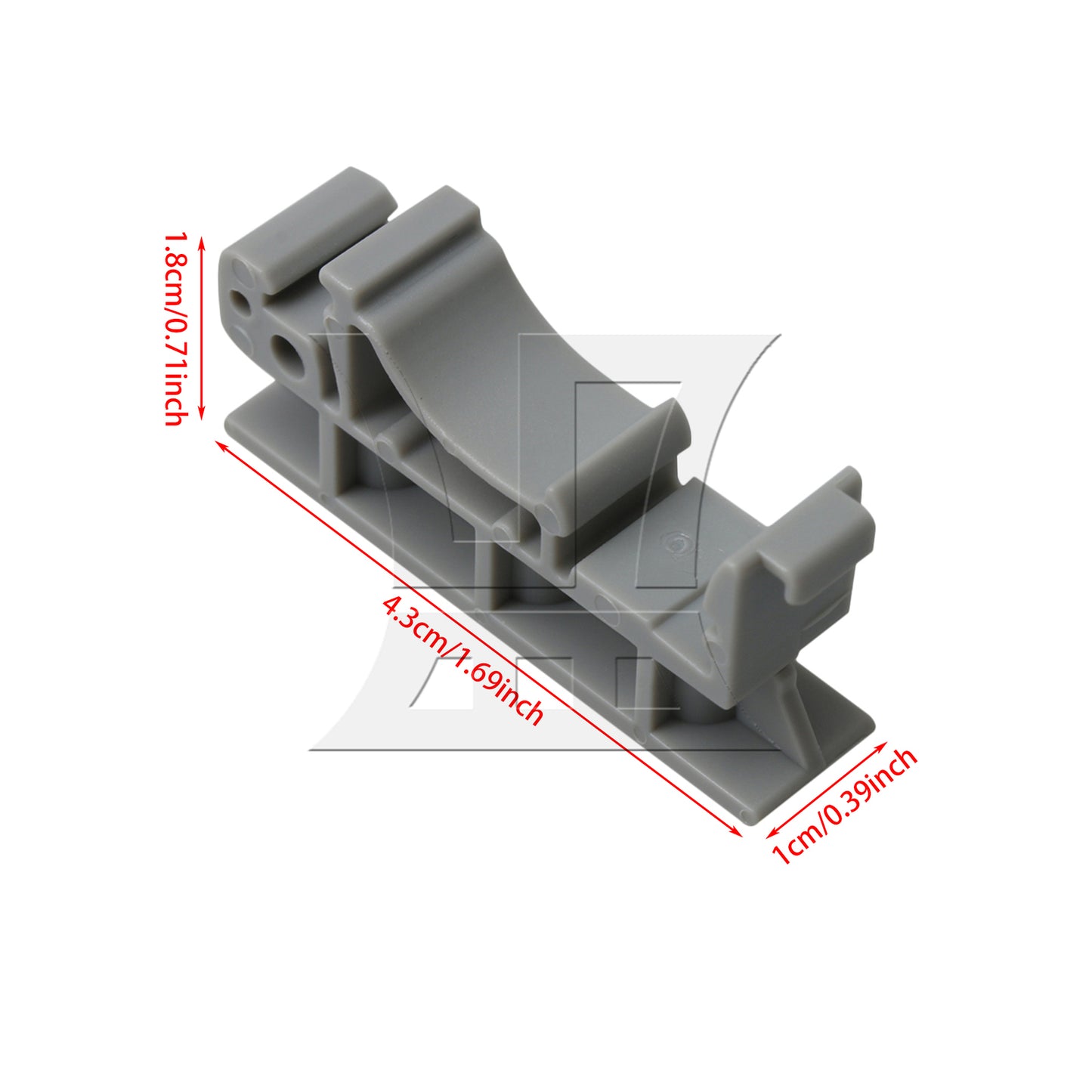 BQLZR DIN 35 Rail Mounting Adapter Circuit Board Mounting Bracket Holder