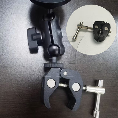 BQLZR 2 Pieces Multi-Function Clamp with 1/4 Inch 3/8 Inch Thread for Photography