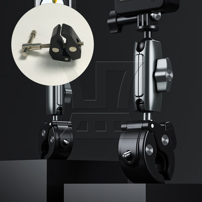 BQLZR 2 Pieces Multi-Function Clamp with 1/4 Inch 3/8 Inch Thread for Photography