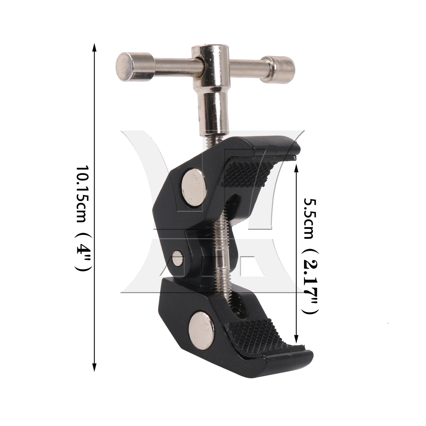 BQLZR 2 Pieces Multi-Function Clamp with 1/4 Inch 3/8 Inch Thread for Photography