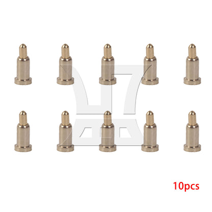BQLZR D2xH4.5mm Gold Plating Copper Spring Thimble Pogo Pins Probe Connectors