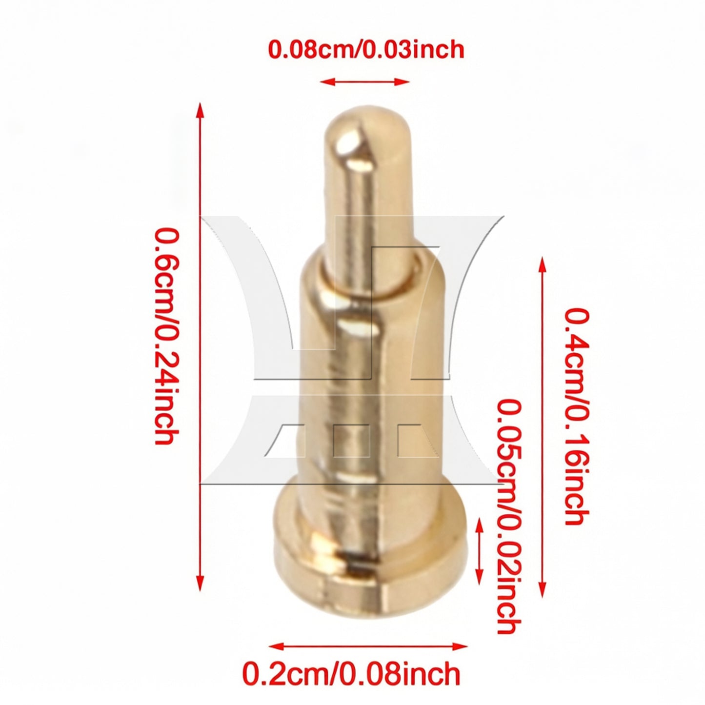 BQLZR  Spring Pogo Pins Probes Contact Probe 2mm Dia for Smart Watch