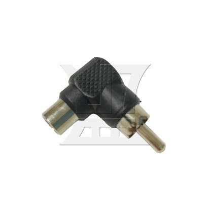 BQLZR 1pc Adapter Male Orbital Black Right Angle Adapter for VCD Dvd