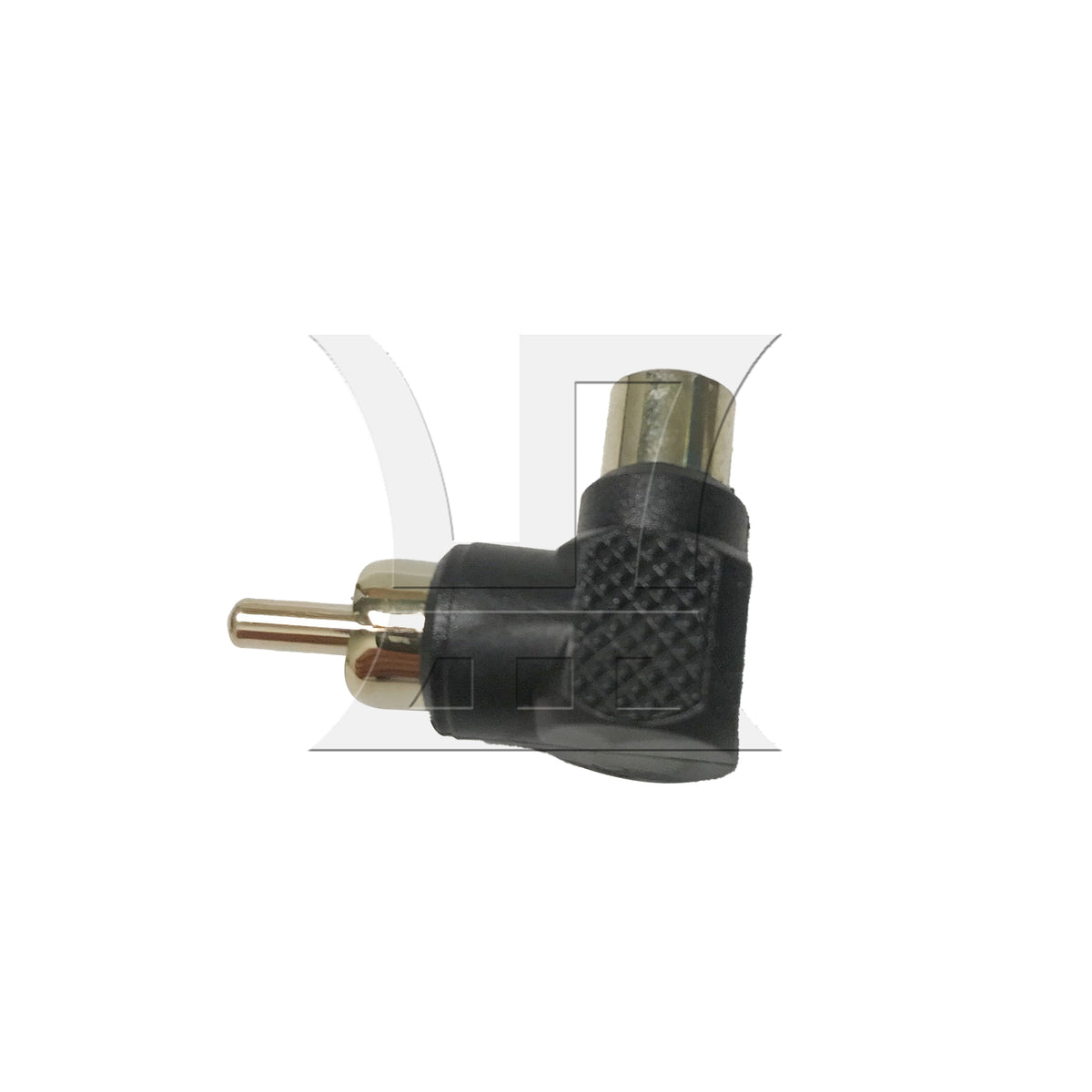 BQLZR 1pc Adapter Male Orbital Black Right Angle Adapter for VCD Dvd