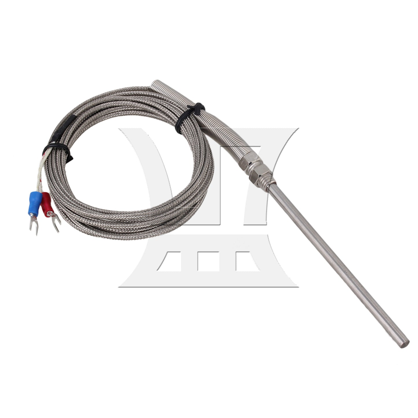BQLZR High Temperature Most 700C Thermocouple 5mm Dia 3.93" L Probe Sensor K type