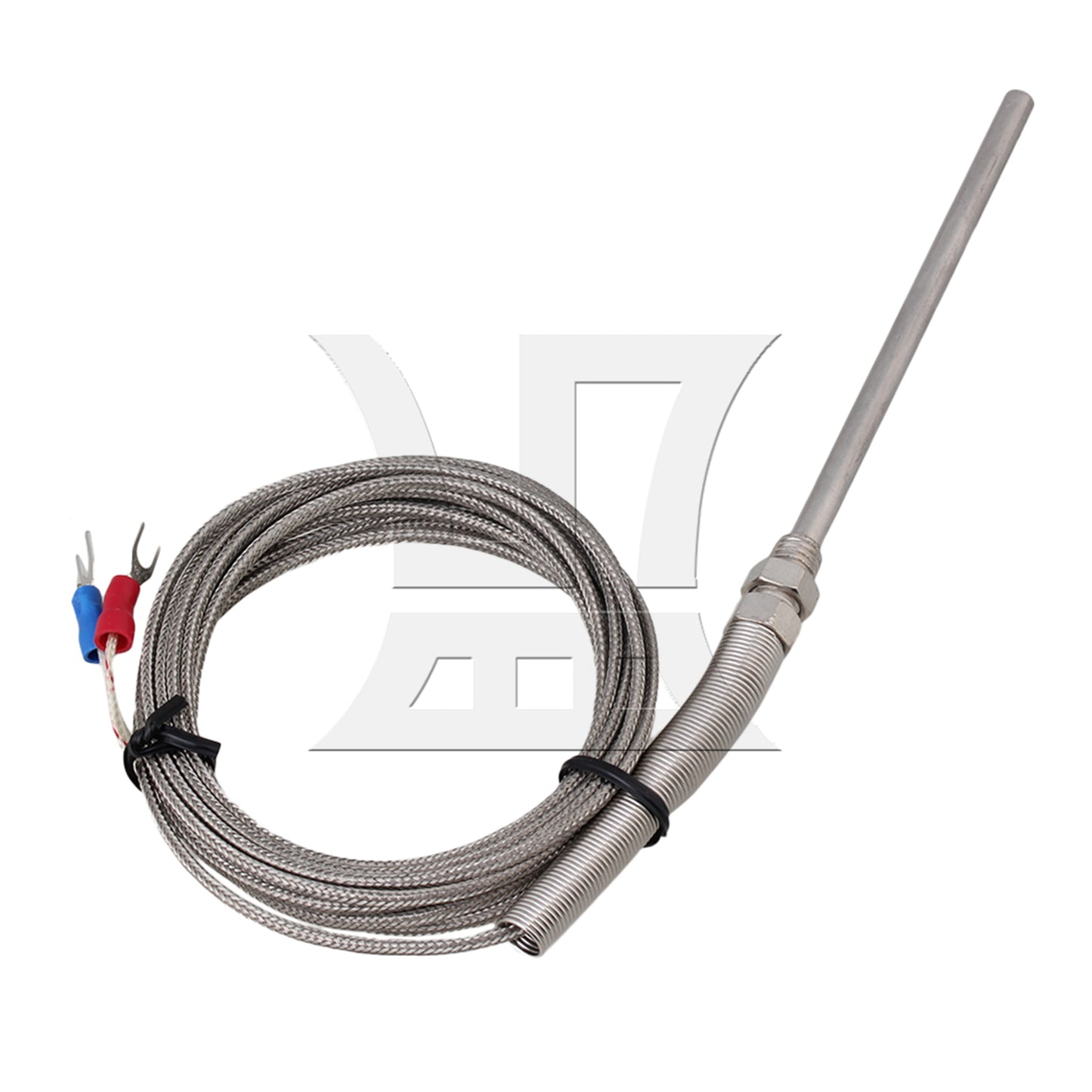 BQLZR High Temperature Most 700C Thermocouple 5mm Dia 3.93" L Probe Sensor K type