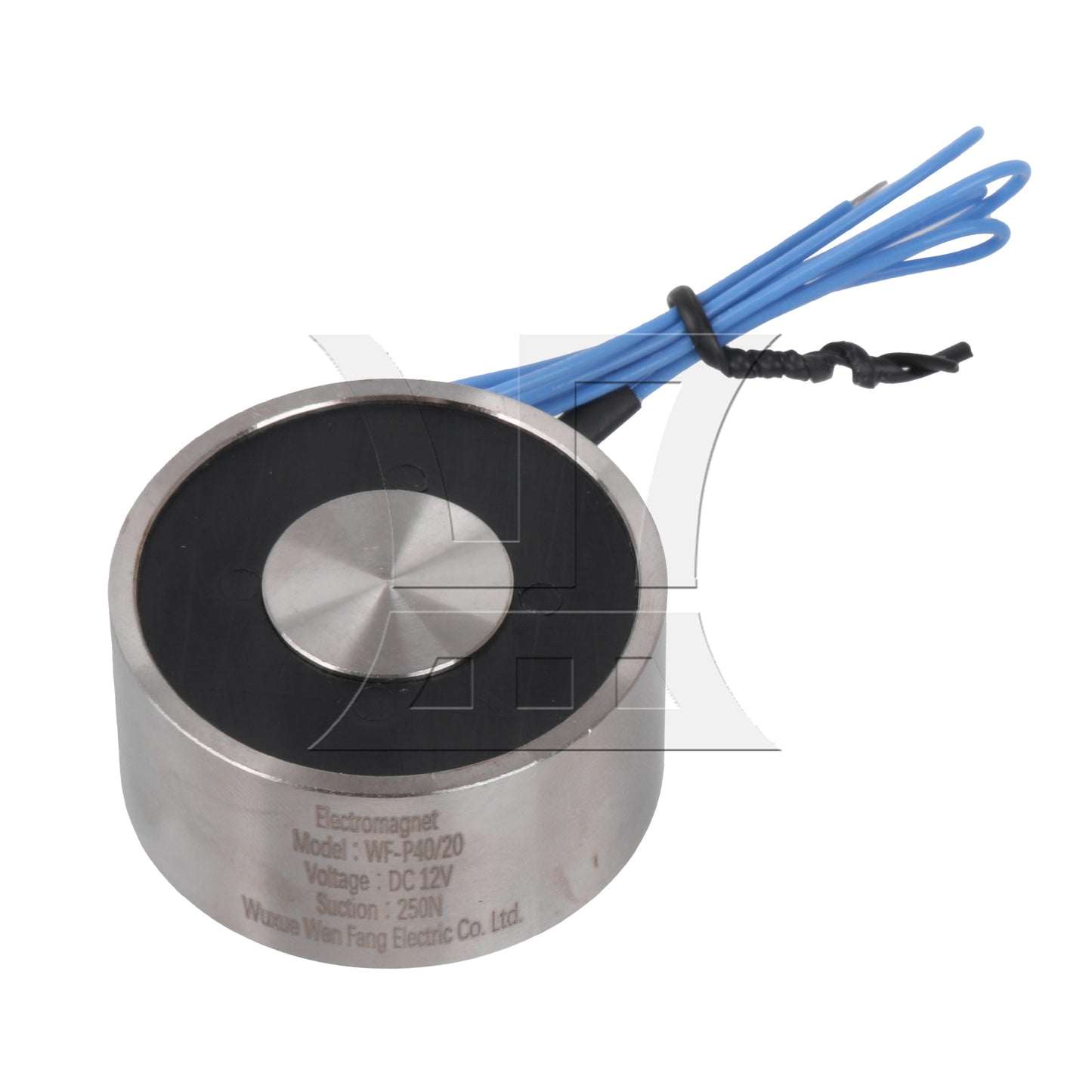 BQLZR Metal 25kg Electric Sucker Lifting Holding Electromagnet 0.67A 12V 250N