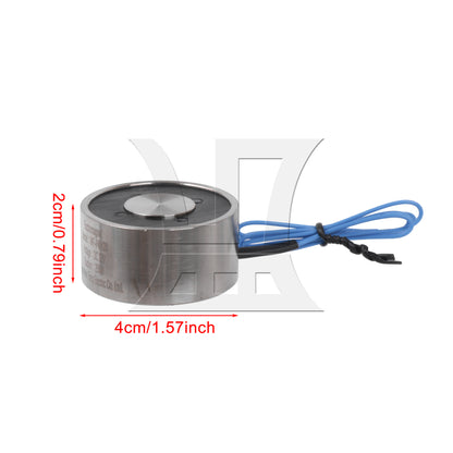 BQLZR Metal 25kg Electric Sucker Lifting Holding Electromagnet 0.67A 12V 250N