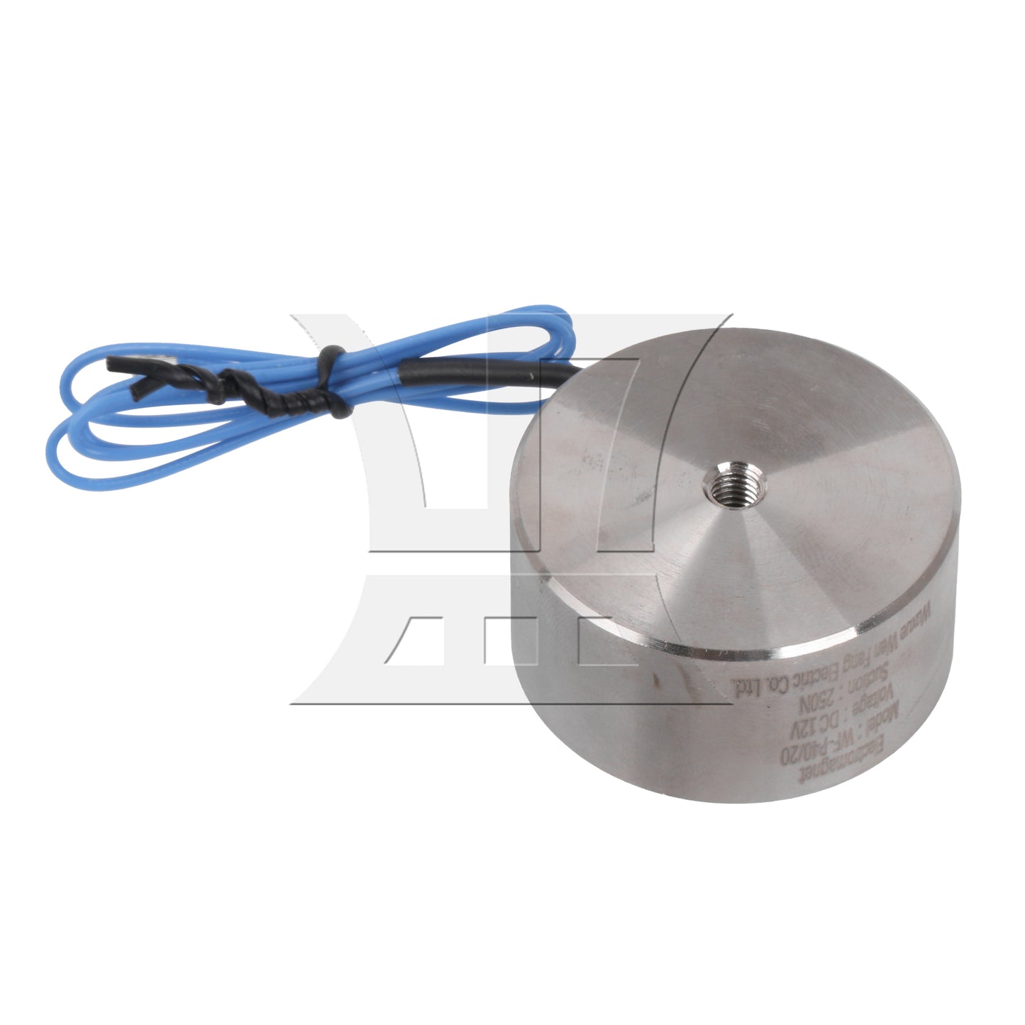 BQLZR Metal 25kg Electric Sucker Lifting Holding Electromagnet 0.67A 12V 250N