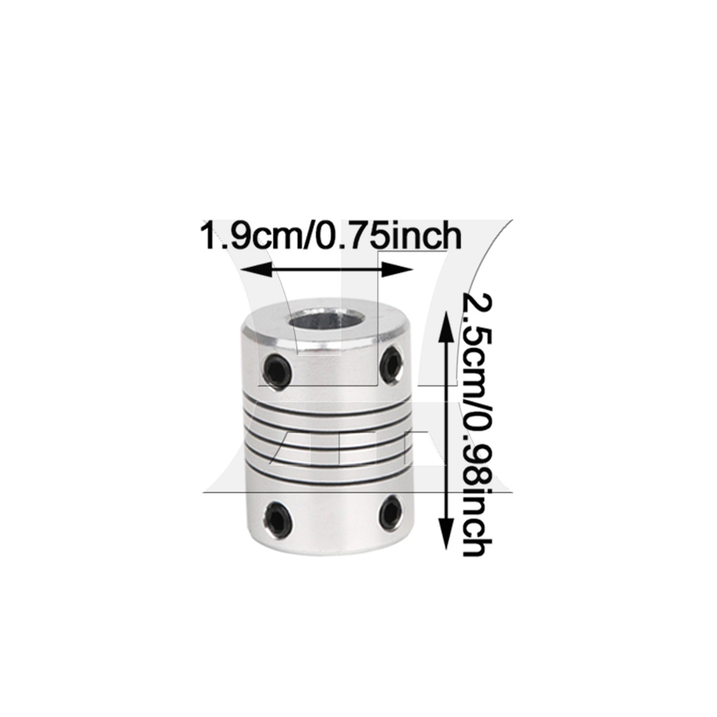 BQLZR 5 x 8mm CNC Stepper Motor Shaft Coupler Flexible Coupling Motor Connector