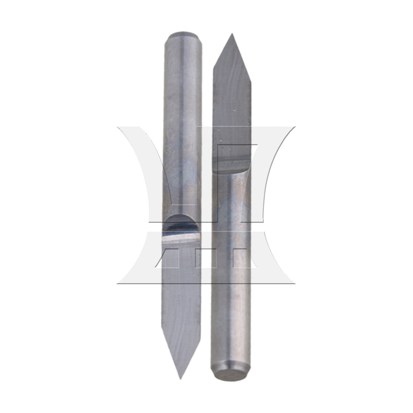 BQLZR 10Pcs 60 Degree 0.2mm Carbide Engraving Bits CNC Router Tool for PCB board