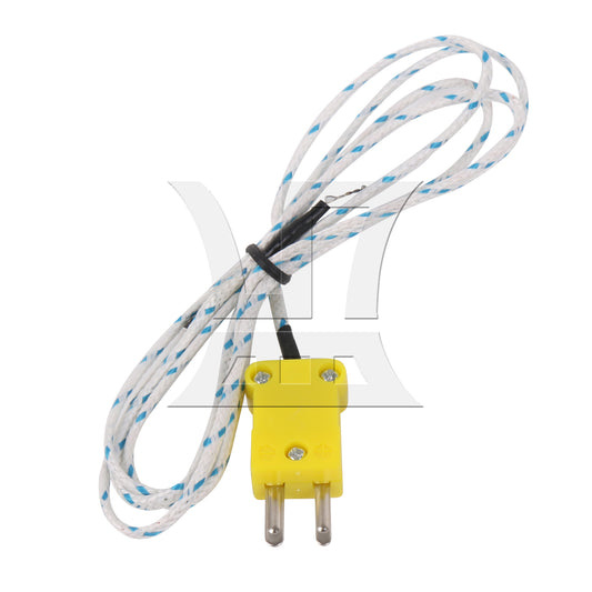 BQLZR Thermocouple K Type Cable Probe Sensors with Mini Connector L/1M Fiberglass