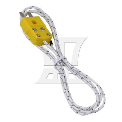 BQLZR Thermocouple K Type Cable Probe Sensors with Mini Connector L/1M Fiberglass
