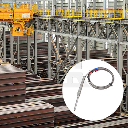 BQLZR 2m Long 5 x 50 Probe Sensors K Type Thermocouple Stainless Steel