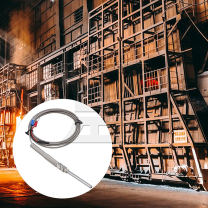 BQLZR 2m Long 5 x 50 Probe Sensors K Type Thermocouple Stainless Steel