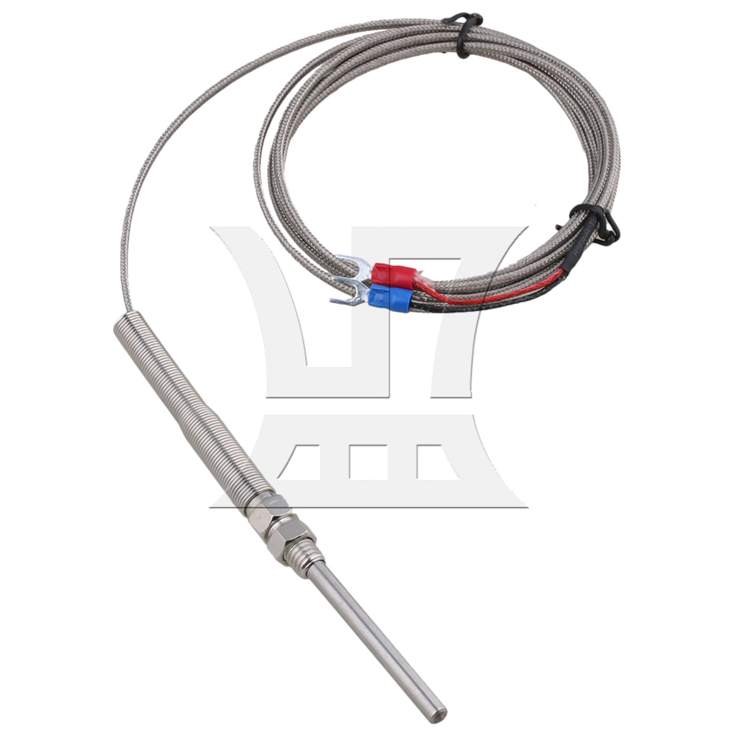 BQLZR 2m Long 5 x 50 Probe Sensors K Type Thermocouple Stainless Steel