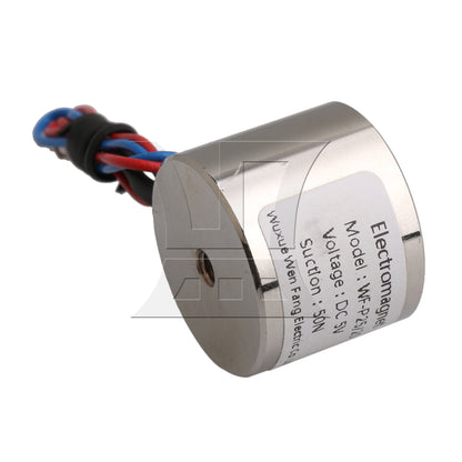 BQLZR DC 5V 4W 0.8A 50N 5Kg Sucked Electric Lifting Magnet Solenoid Lift Holding