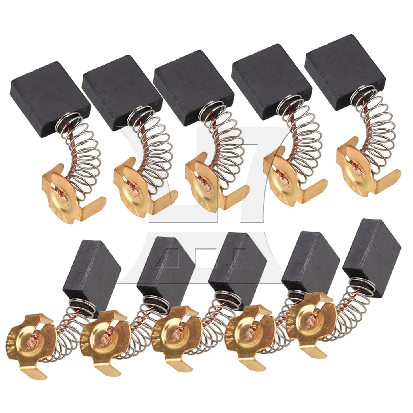 BQLZR 17 x 17 x 7mm Angle Grinder Carbon Motor Brushes Repair Spare Replacement 10pcs