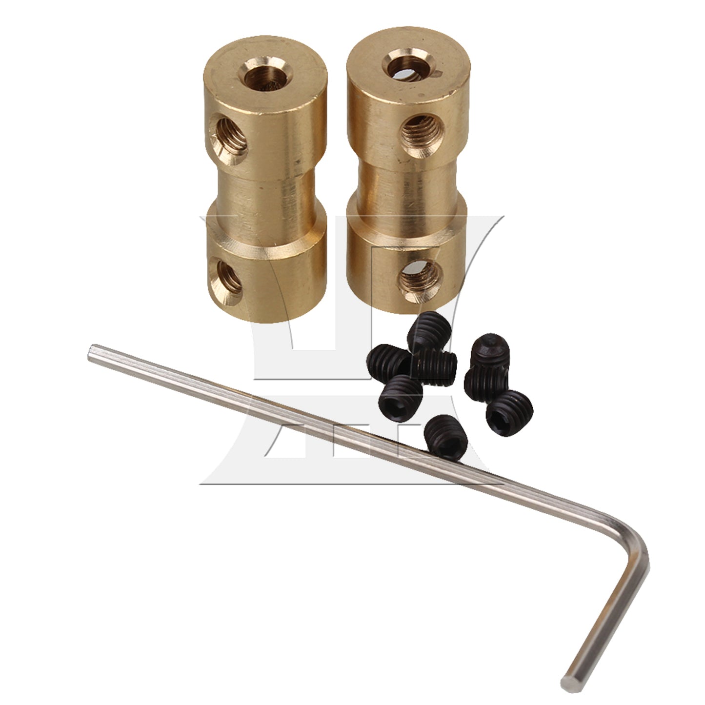 BQLZR  Brass Joint Shaft Motor Flexible Coupling Coupler Connector 3mm to 4mm