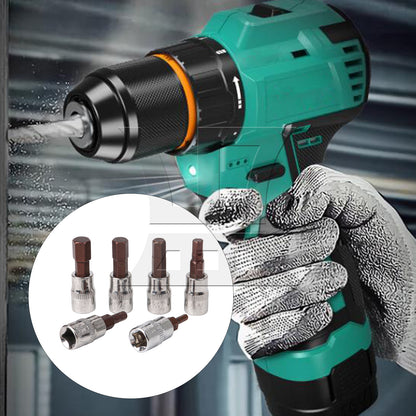 BQLZR S2 Alloy Steel Metric 1/4" Drive Hex Bit Sockets Set for Parbuckle Screw