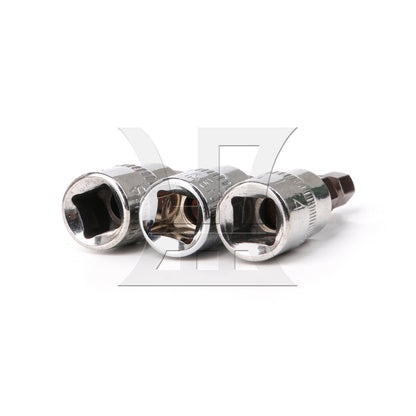 BQLZR S2 Alloy Steel Metric 1/4" Drive Hex Bit Sockets Set for Parbuckle Screw