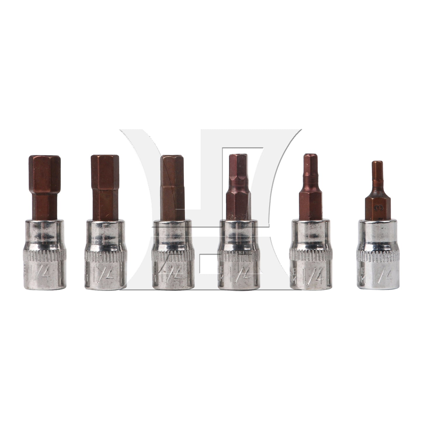 BQLZR S2 Alloy Steel Metric 1/4" Drive Hex Bit Sockets Set for Parbuckle Screw