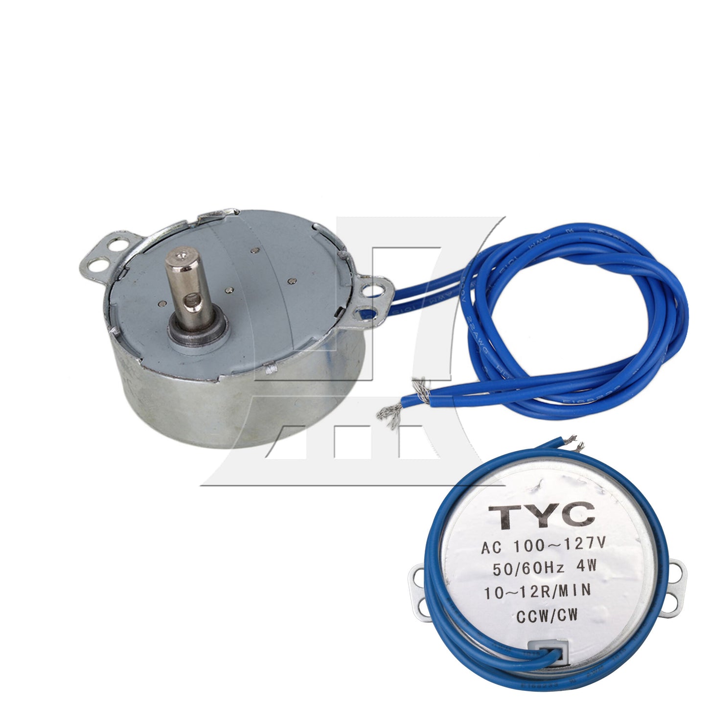 BQLZR Synchronous Motor AC 100-127V 10-12RPM 50/60Hz 4W CCW/CW 2KG