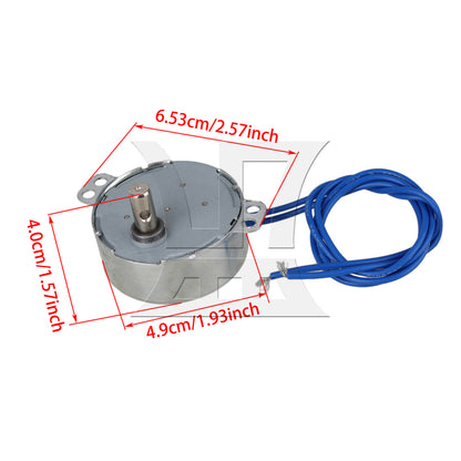 BQLZR Synchronous Motor AC 100-127V 10-12RPM 50/60Hz 4W CCW/CW 2KG