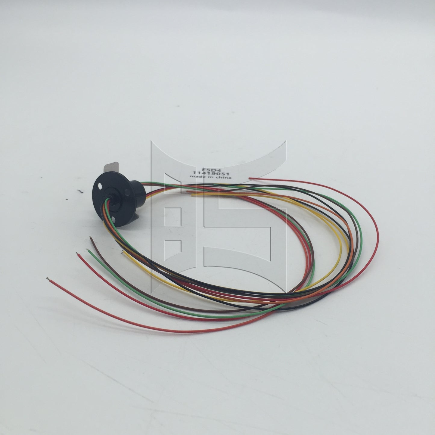 BQLZR 240V Black Metal 6 Wires 250RPM Equipment Capsule Slip Ring Hat Type