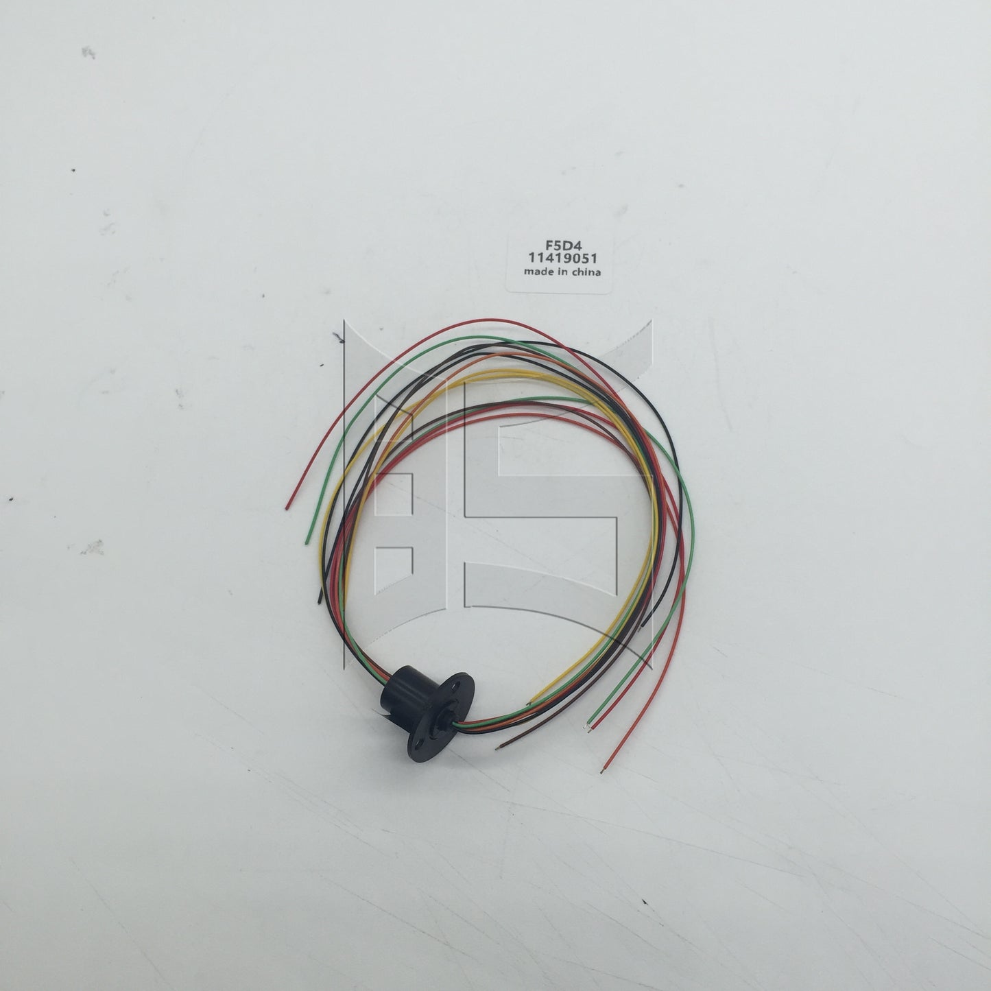 BQLZR 240V Black Metal 6 Wires 250RPM Equipment Capsule Slip Ring Hat Type