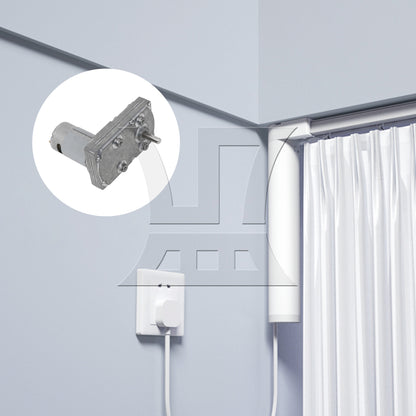 BQLZR Square Electric High Torque Geared Gearbox Motor Silver Metal DC 12V 34RPM