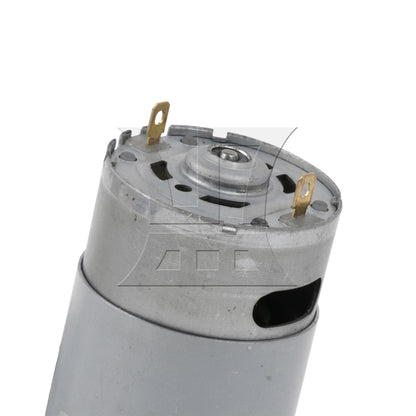 BQLZR Square Electric High Torque Geared Gearbox Motor Silver Metal DC 12V 34RPM